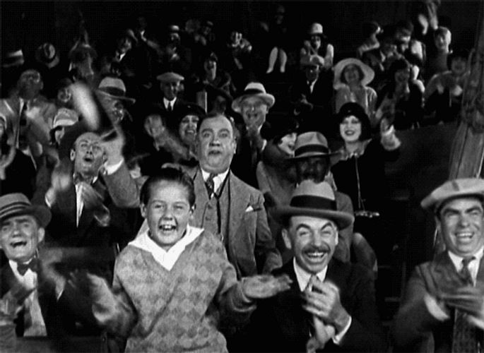 Bravo Cheer Vintage Crowd GIF