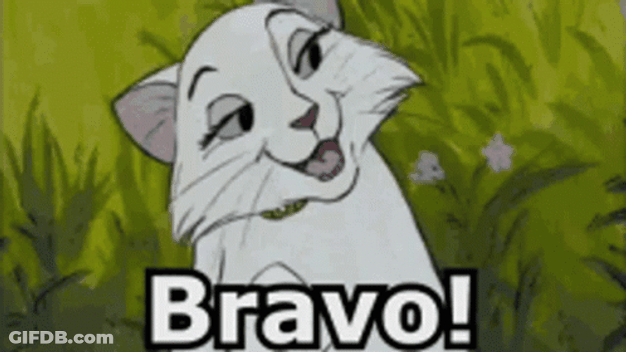 Bravo Clap Duchess Aristocrats GIF