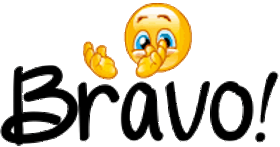 Bravo Clap Emoji Sticker GIF