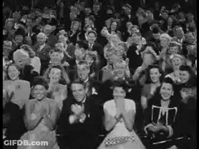 Bravo Clap Vintage Audience GIF