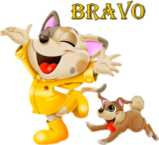 Bravo Cute Animals Sticker GIF