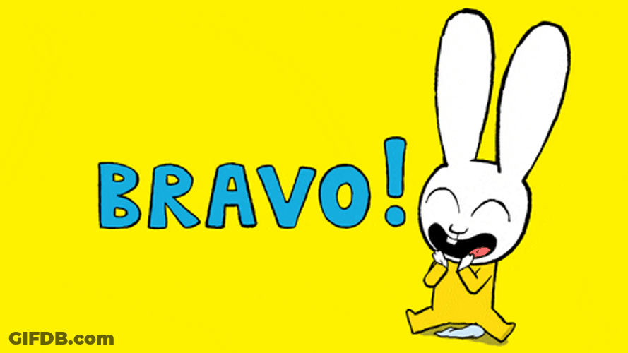 Bravo Simon Super Rabbit GIF
