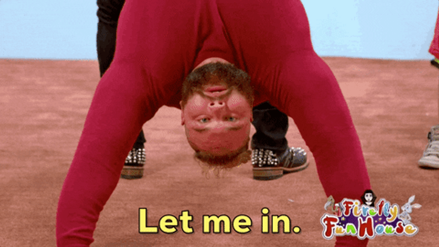 Bray Wyatt Upside Down Let Me In Meme GIF
