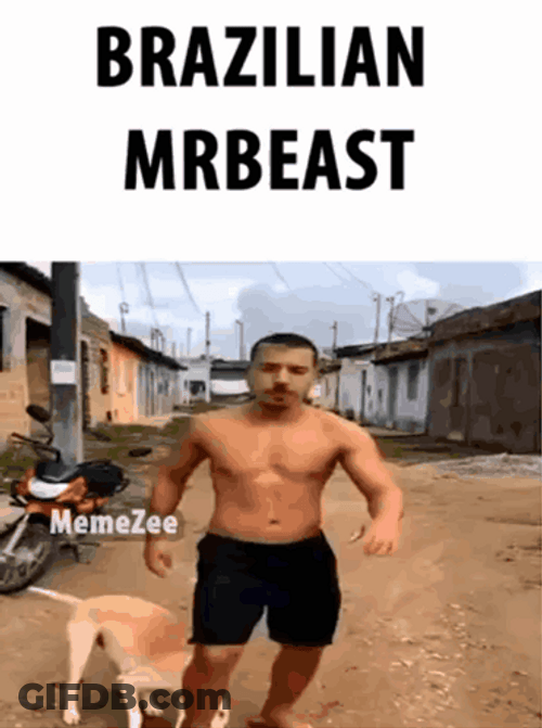 Brazilian Mrbeast Meme Dancing GIF