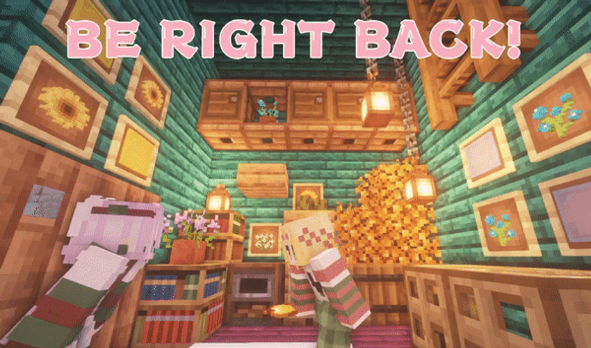 Brb Be Right Back Pixel GIF