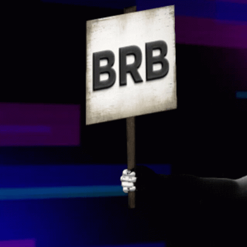 Brb Simple Banner GIF