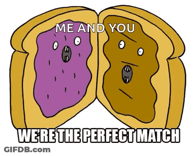 Bread And Jelly Perfect Match GIF