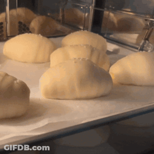 Bread Baking Loop GIF