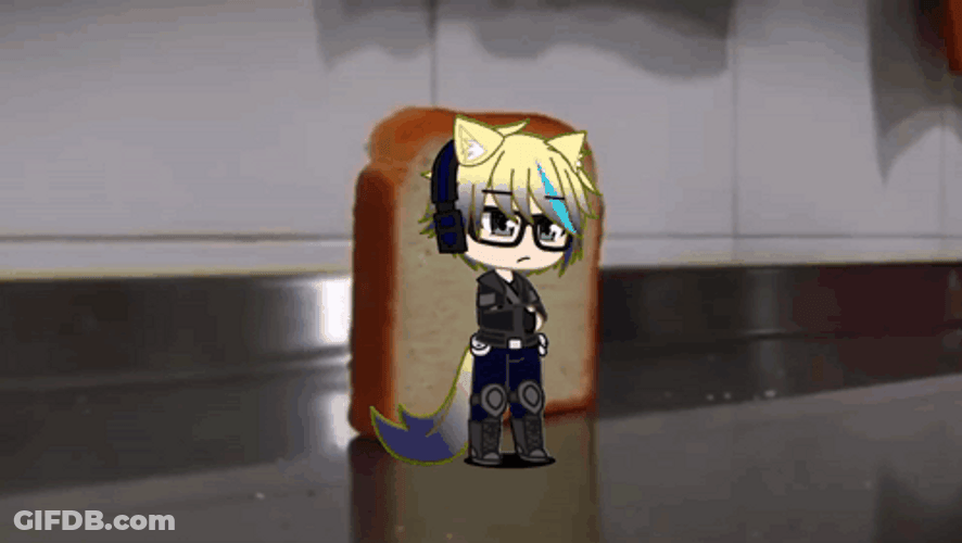 Bread Falling Over Mr Sonic Anime GIF