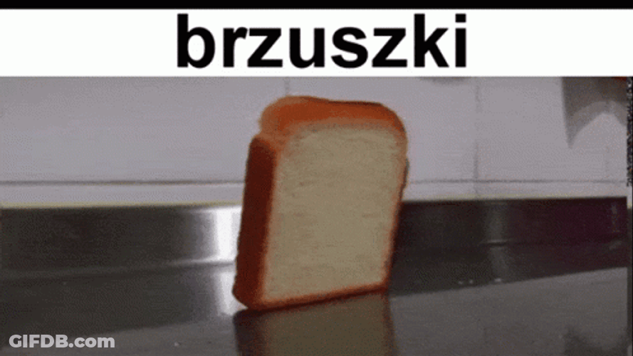 Bread Falling Over Up And Down Loop GIF