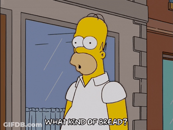 Bread Kind Homer Simpson GIF