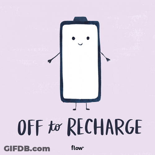 Break Battery Off To Recharge GIF
