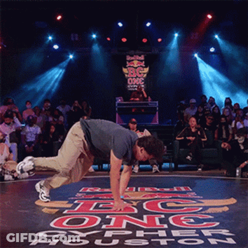 Break Dance Competition Contestant GIF