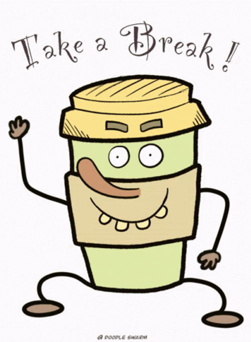 Break Time Dancing Coffee GIF