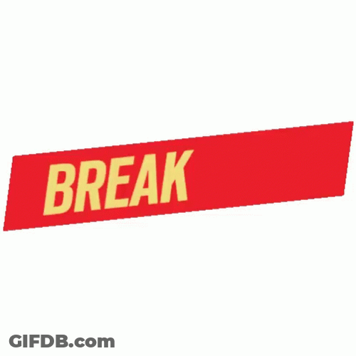 Break Time Flickering Kit Kat Font GIF