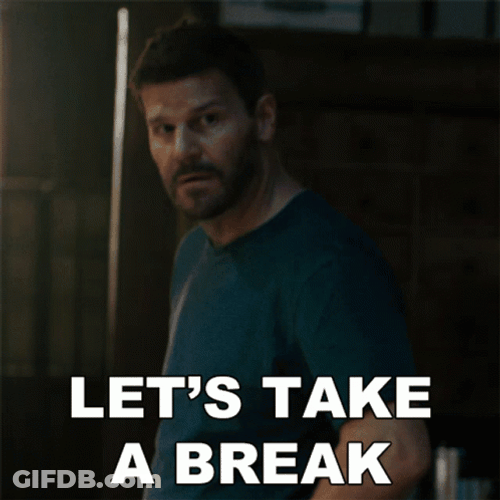Break Time Jason Hayes GIF