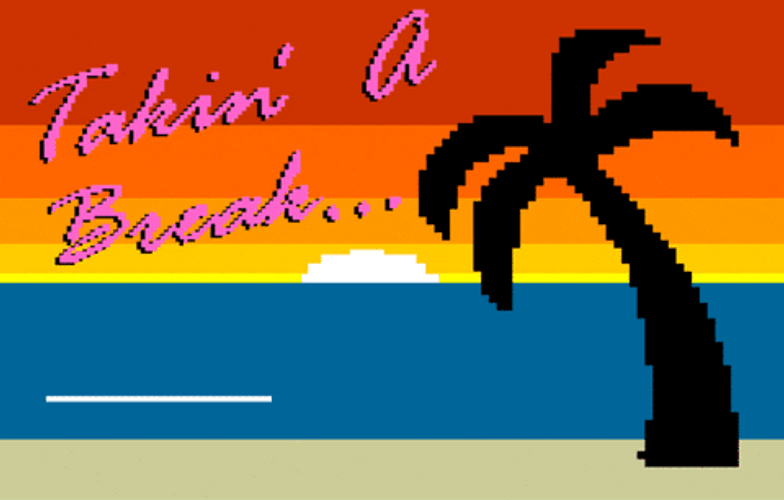 Break Time On Beach Vibes GIF