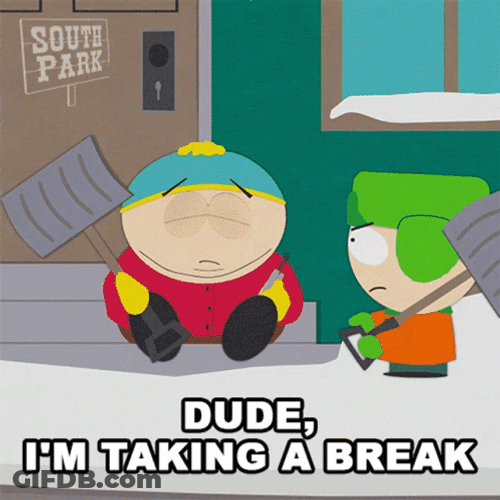 Break Time South Park GIF