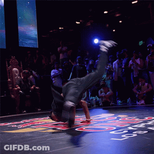 Breakdancing On Stage GIF