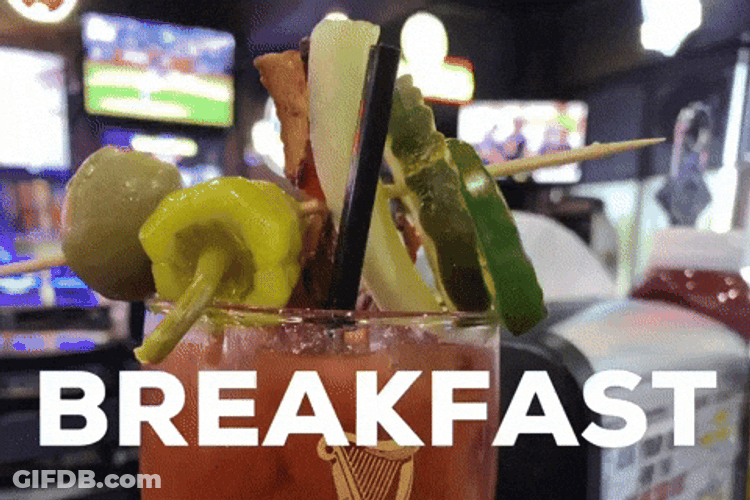 Breakfast Bar Yummy Cocktail GIF