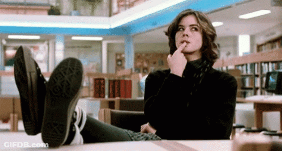 Breakfast Club Allison Finger Sucking GIF