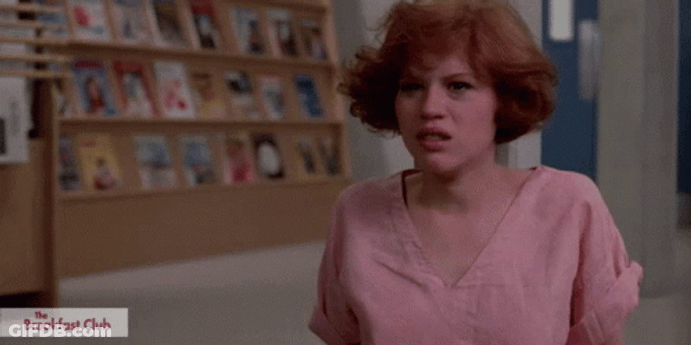 Breakfast Club Claire Crying GIF