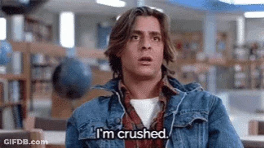 Breakfast Club I'm Crushed GIF