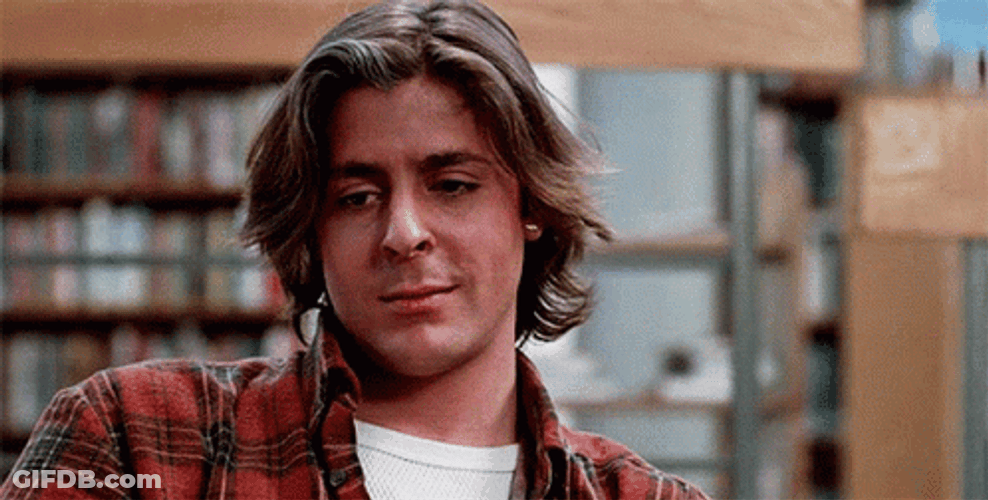 Breakfast Club John Bender Laughing GIF