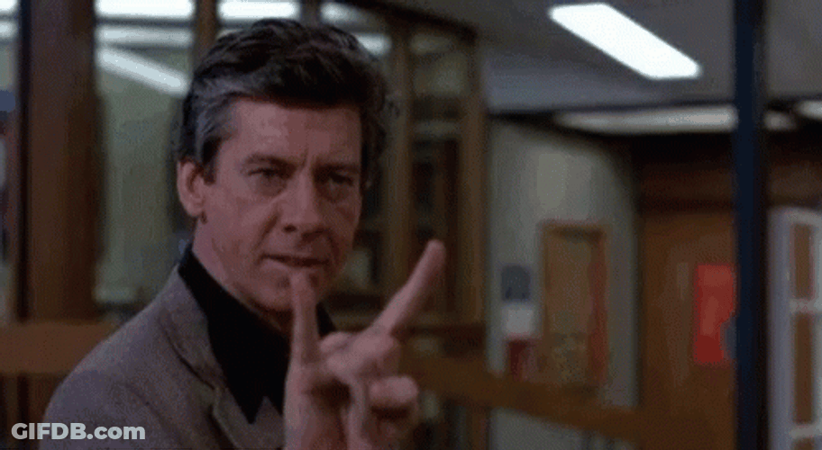 Breakfast Club Rock Hand Sign GIF