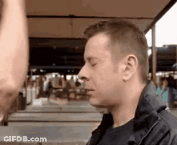 Breaking An Egg Into Someone's Head GIF