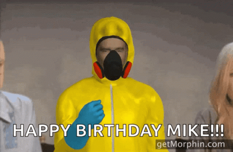 Breaking Bad Walter White Happy Birthday Mike GIF