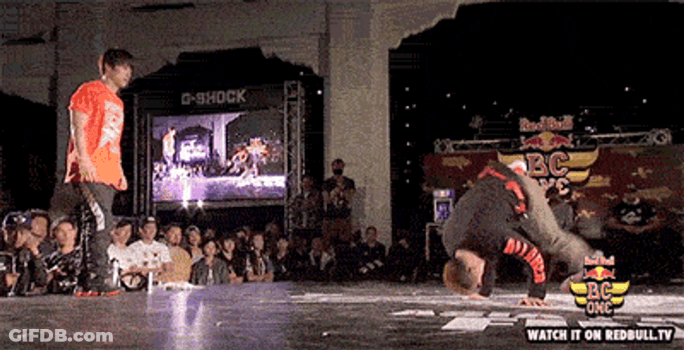 Breaking Dance Battle Competition GIF