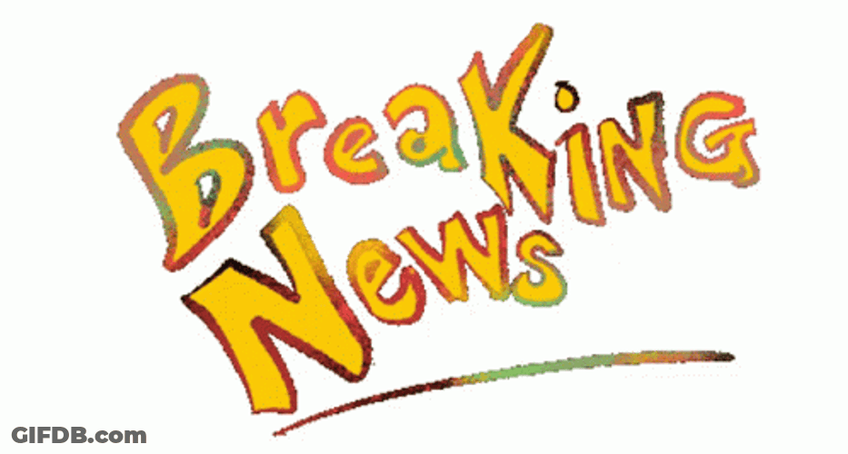 Breaking News Animated Font GIF
