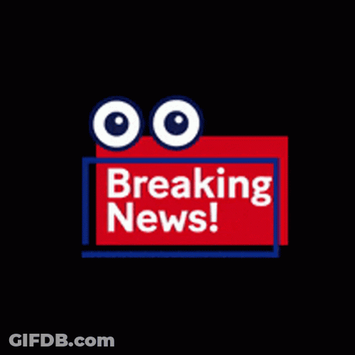 Breaking News Black Background GIF
