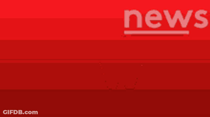 Breaking News Newsroom With Shades Of Red Background GIF