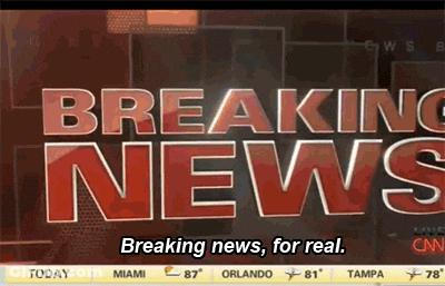 Breaking News On CNN In Miami GIF