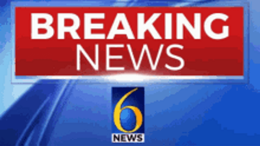 Breaking News Shaking Text With Blue Background GIF