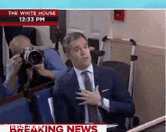 Breaking News Showing Shocked Man GIF