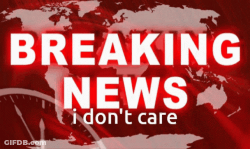 Breaking News Sign With Clock GIF