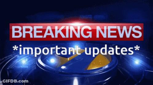 Breaking News Sign With Important Updates GIF