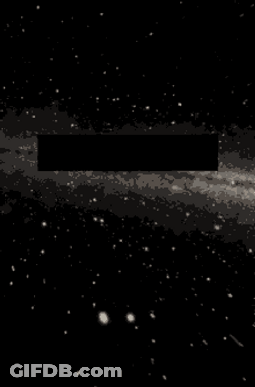 Breaking News With Stars And Galaxy Background GIF