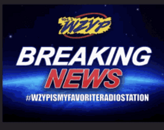 Breaking News WZYP Radio Station Logo GIF