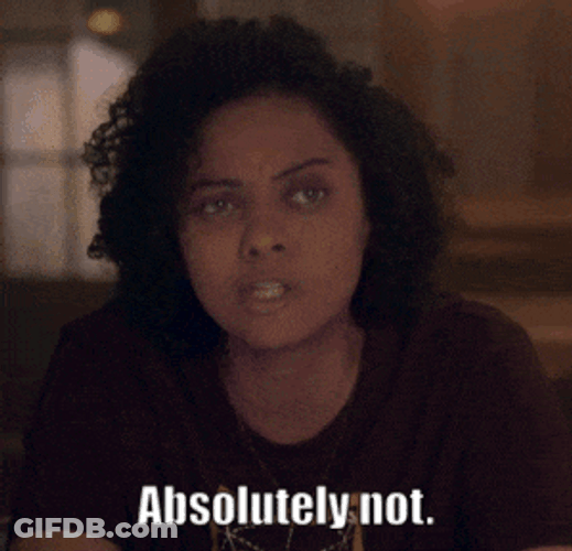 Breanna Casey Glaring Absolutely Not GIF