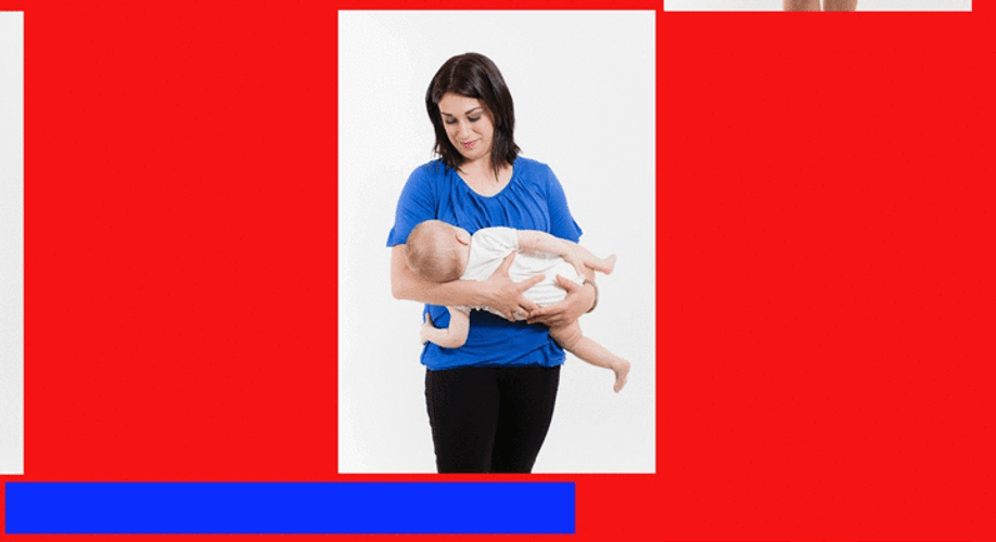 Breastfeeding Mother Picture With Moving Outline GIF