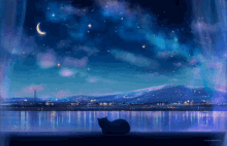Breath Taking Anime Scenery GIF