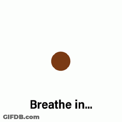 Breathe Inhale Exhale Guided Red Green Bubble GIF