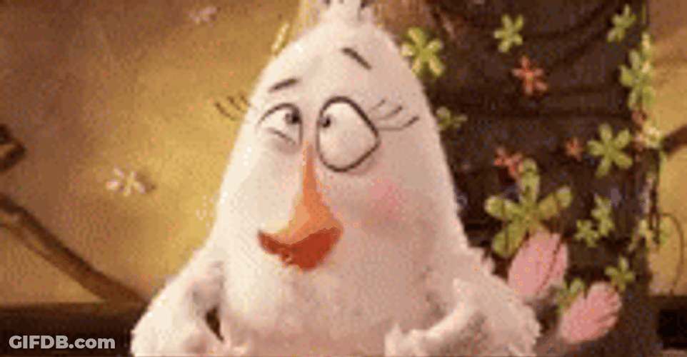 Breathing Angry Bird Matilda GIF