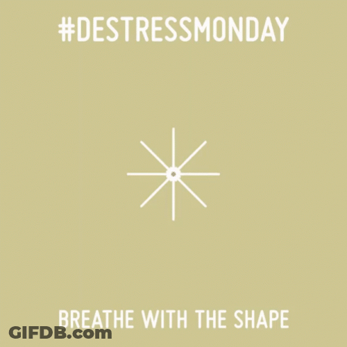 Breathing Exercise Destress Monday GIF