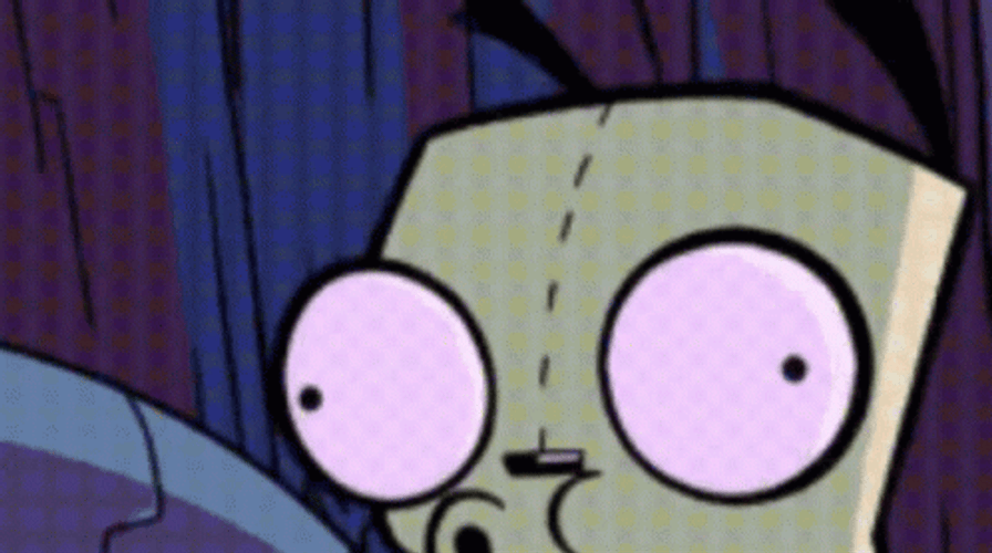 Breathing Gir Invader Zim GIF
