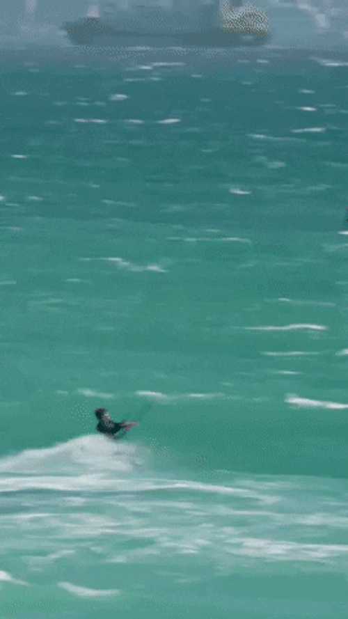 Breathtaking Windsurfing Trick GIF
